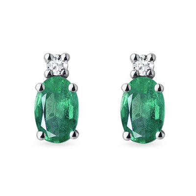Orecchini Smeraldi e Diamanti - E191B
